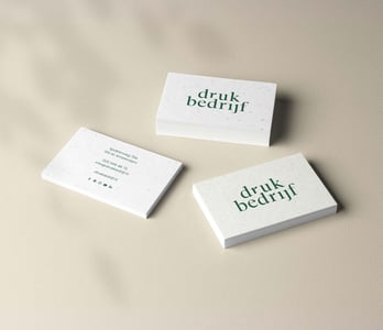 Groeipapier visitekaartjes