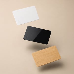 Materiaalsoorten NFC visitekaartjes