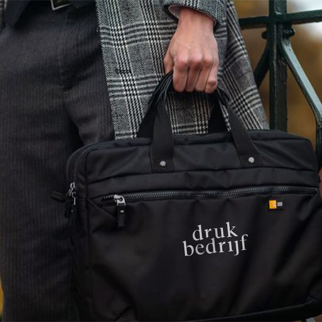 Laptop tas bedrukken met eigen logo