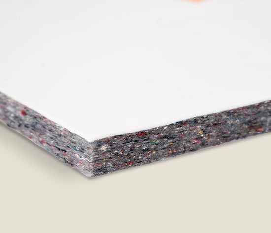 Akoestisch plaatmateriaal bedrukken