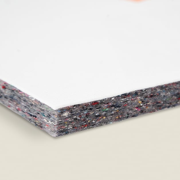 Akoestisch plaatmateriaal bedrukken