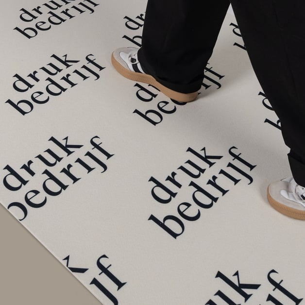 Full color beurstapijt voor opvallende presentatie