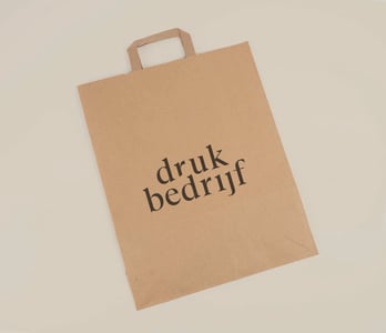 Kraft tas spoed drukken