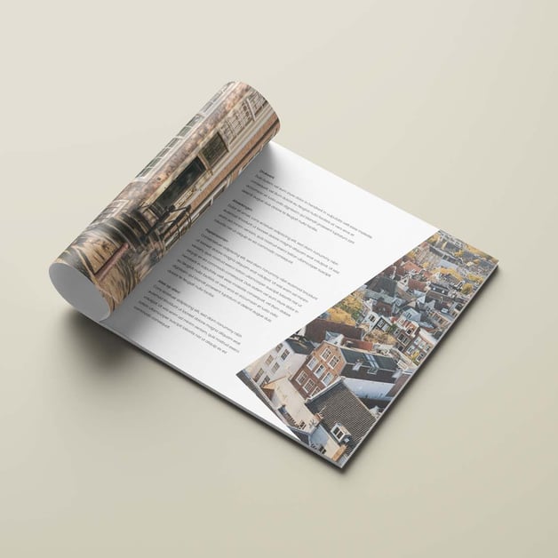 Luxe catalogus of folder voor professioneel gebruik