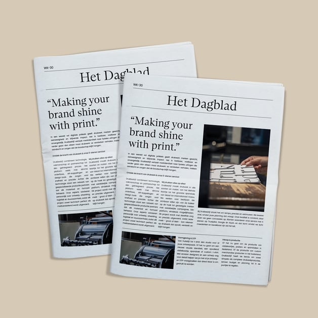 Eigen krant ontwerpen