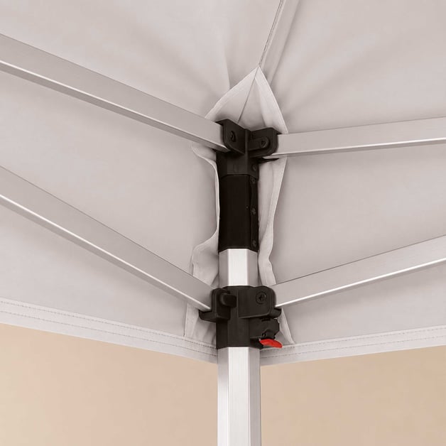 Binnenzijde van partytent