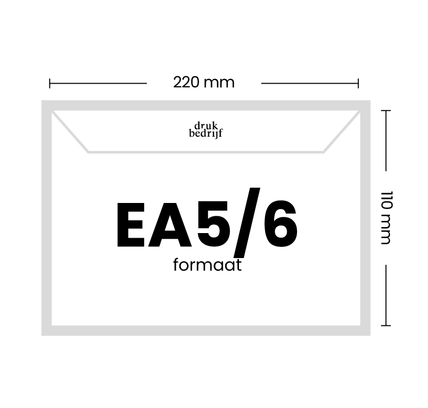 EA5/6 Formaat 220 x 110 mm