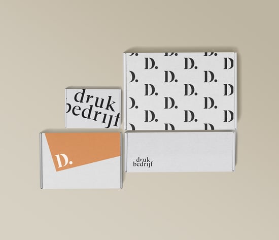 Full color doosje voor verzending en marketing