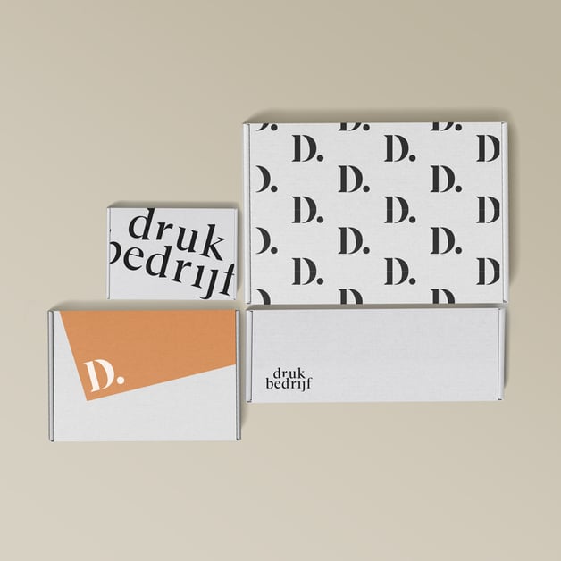 Full color doosje voor verzending en marketing