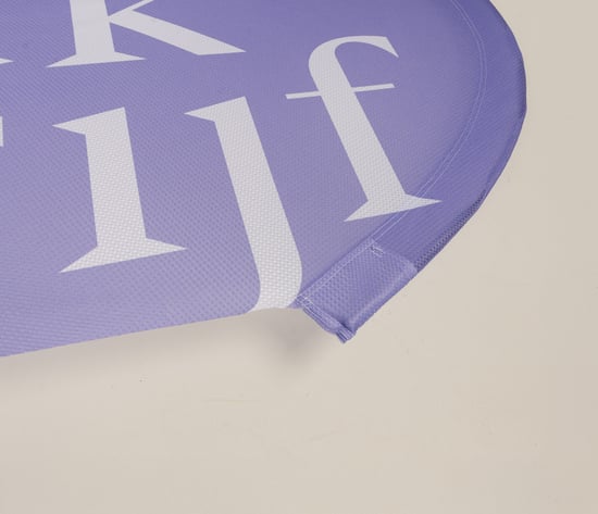 Dropflag met bedrukte tunnelzoom