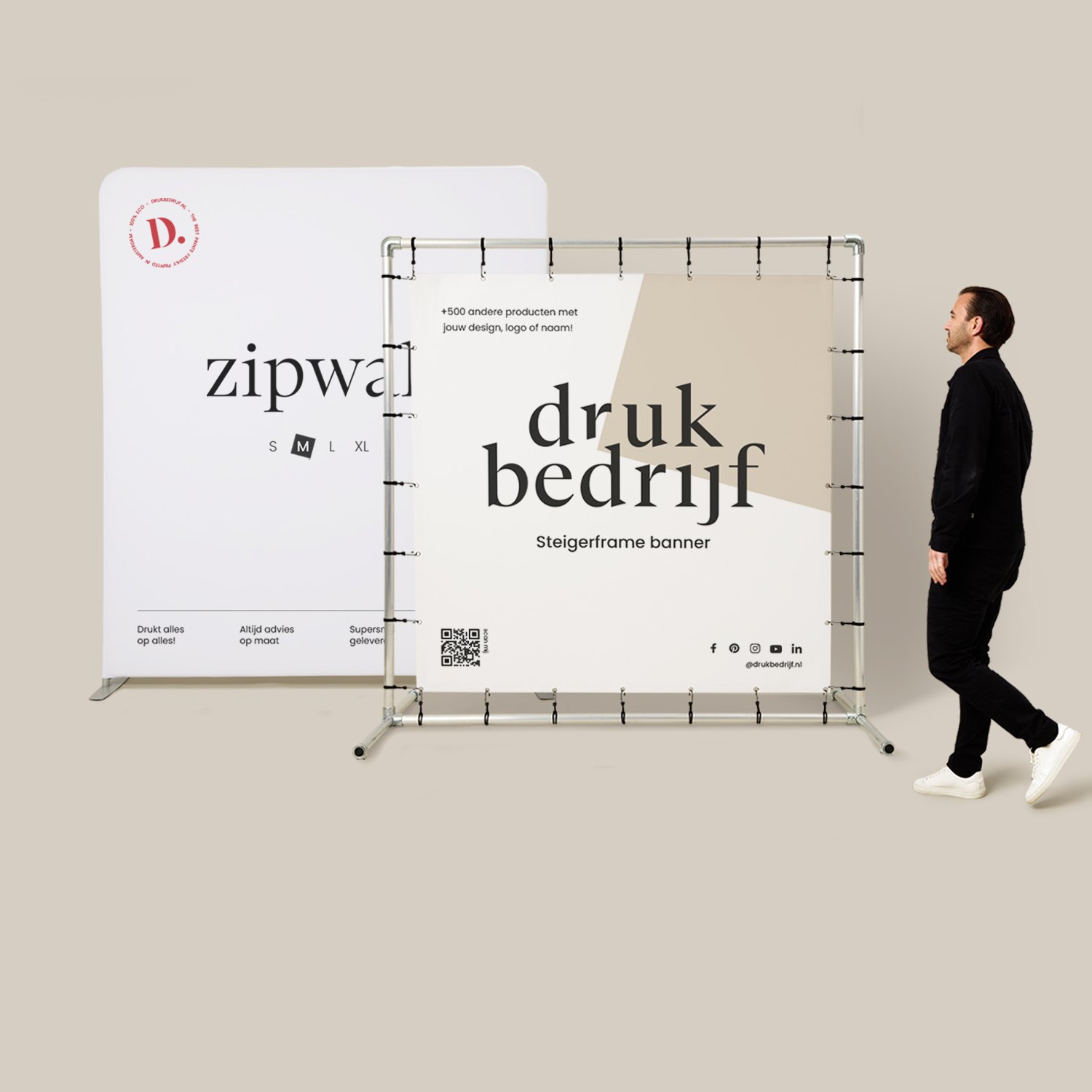 Beurswand bedrukken - uitgebreid assortiment - budget, luxe en maatwerk