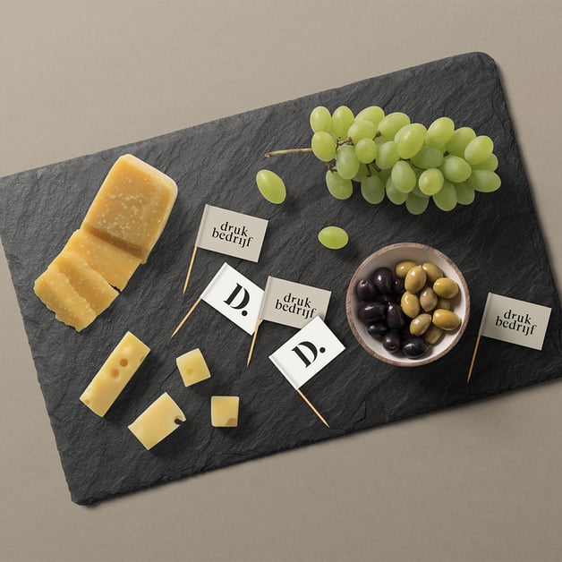 vlaggetjes prikkers drukken bij Drukbedrijf