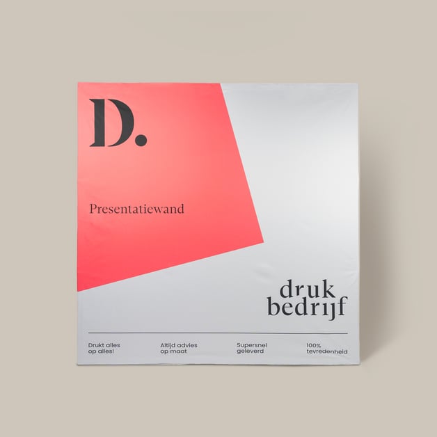 Lichtgewicht presentatiewand voor events