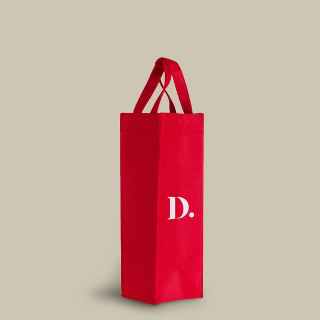 vilten wijntas bedrukken