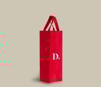 vilten wijntas bedrukken