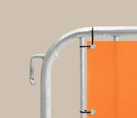 Gepersonaliseerd doek voor crowd control en branding