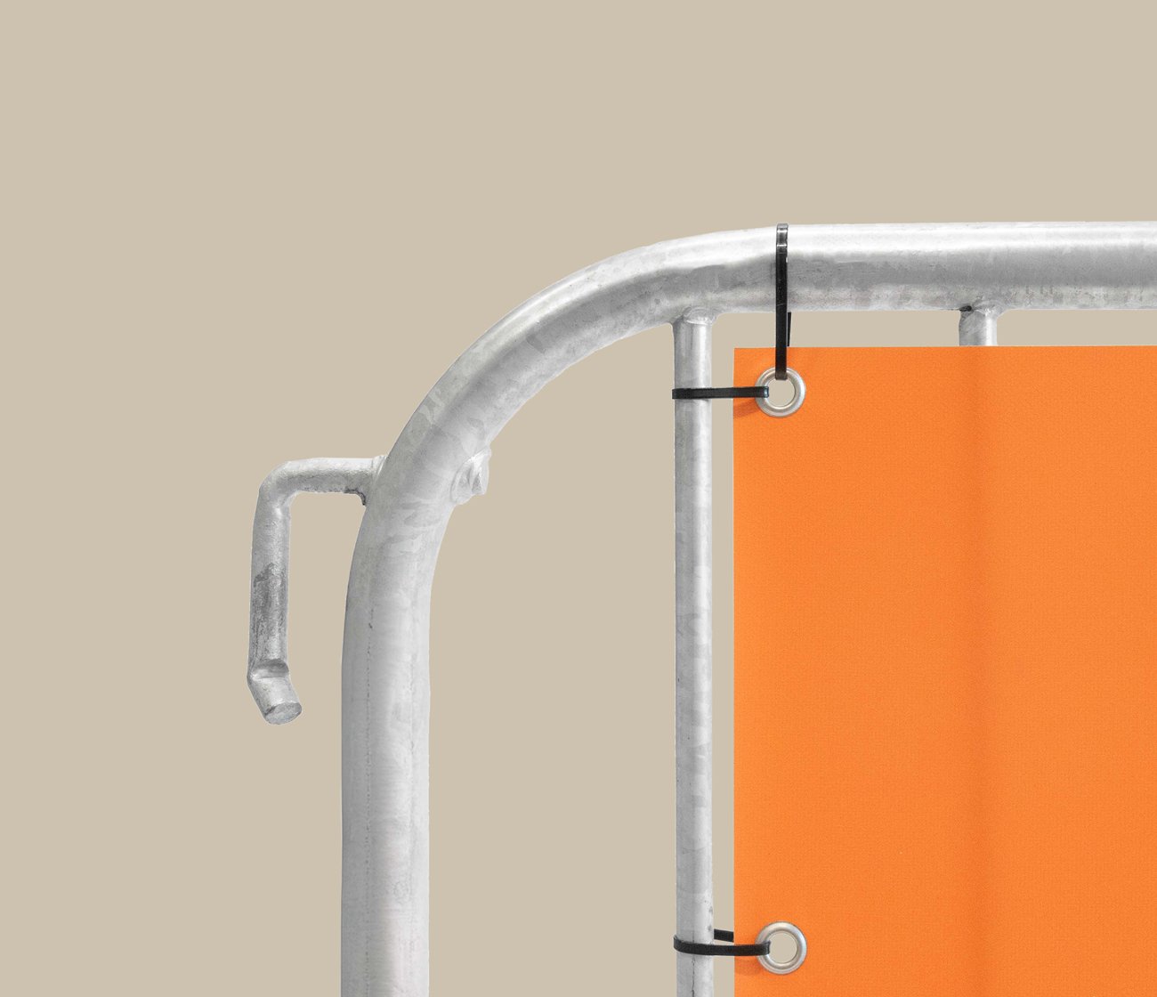 Gepersonaliseerd doek voor crowd control en branding