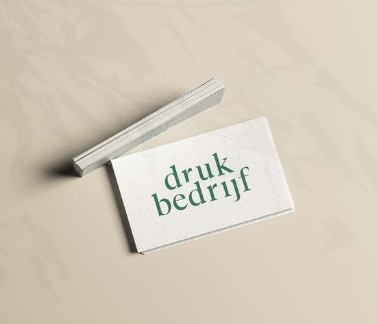 groeipapier visitekaartjes drukken