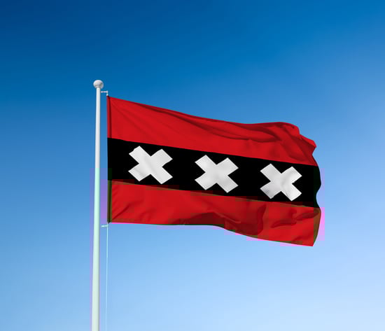 Amsterdamse vlag bedrukken