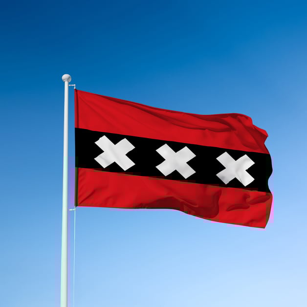 Amsterdamse vlag bedrukken