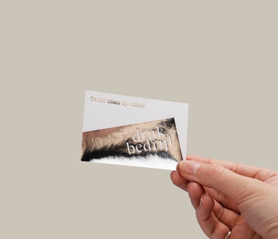 Stickers met foliedruk