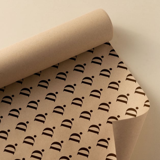 Bedrukt cadeaupapier op rol