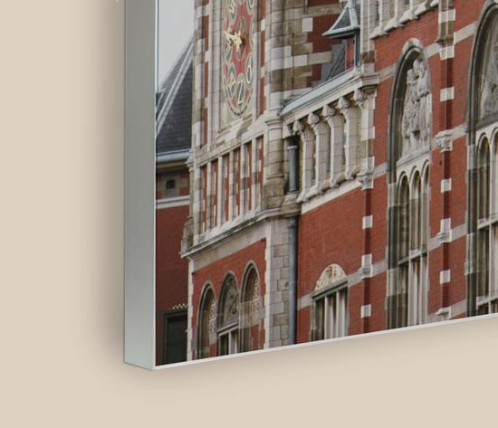 Textieldoek in frame