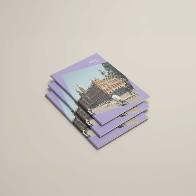 Kleine brochure voor evenementen en acties