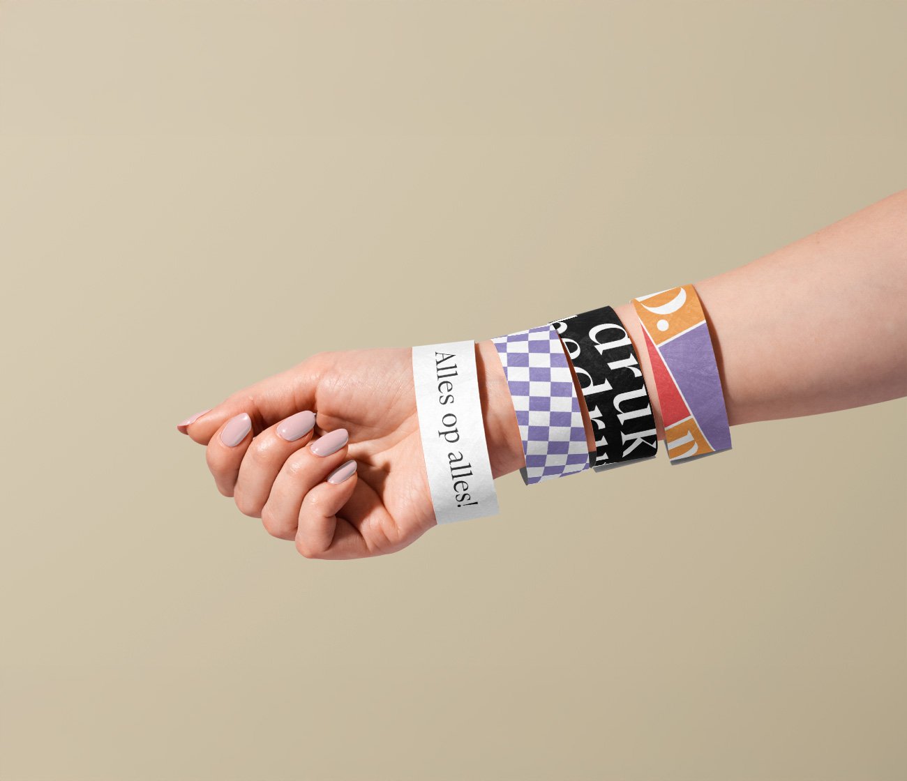 Festivalbandjes bedrukken met eigen ontwerp