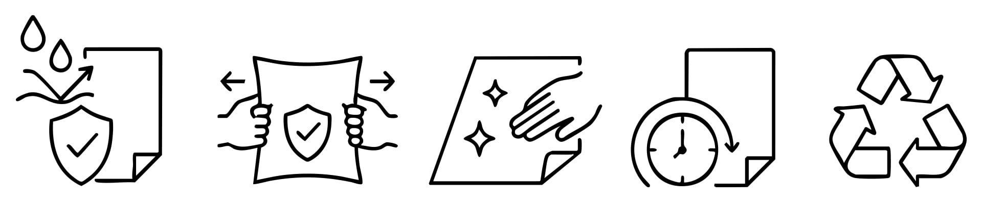 Eigenschappen van Yupo papier