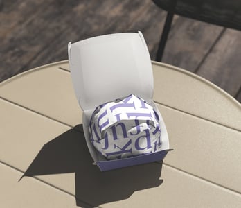 Bedrukte hamburgerbakjes voor restaurants