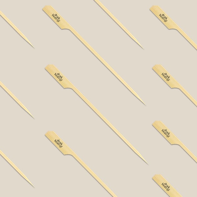 Gunshape Bamboo prikkers