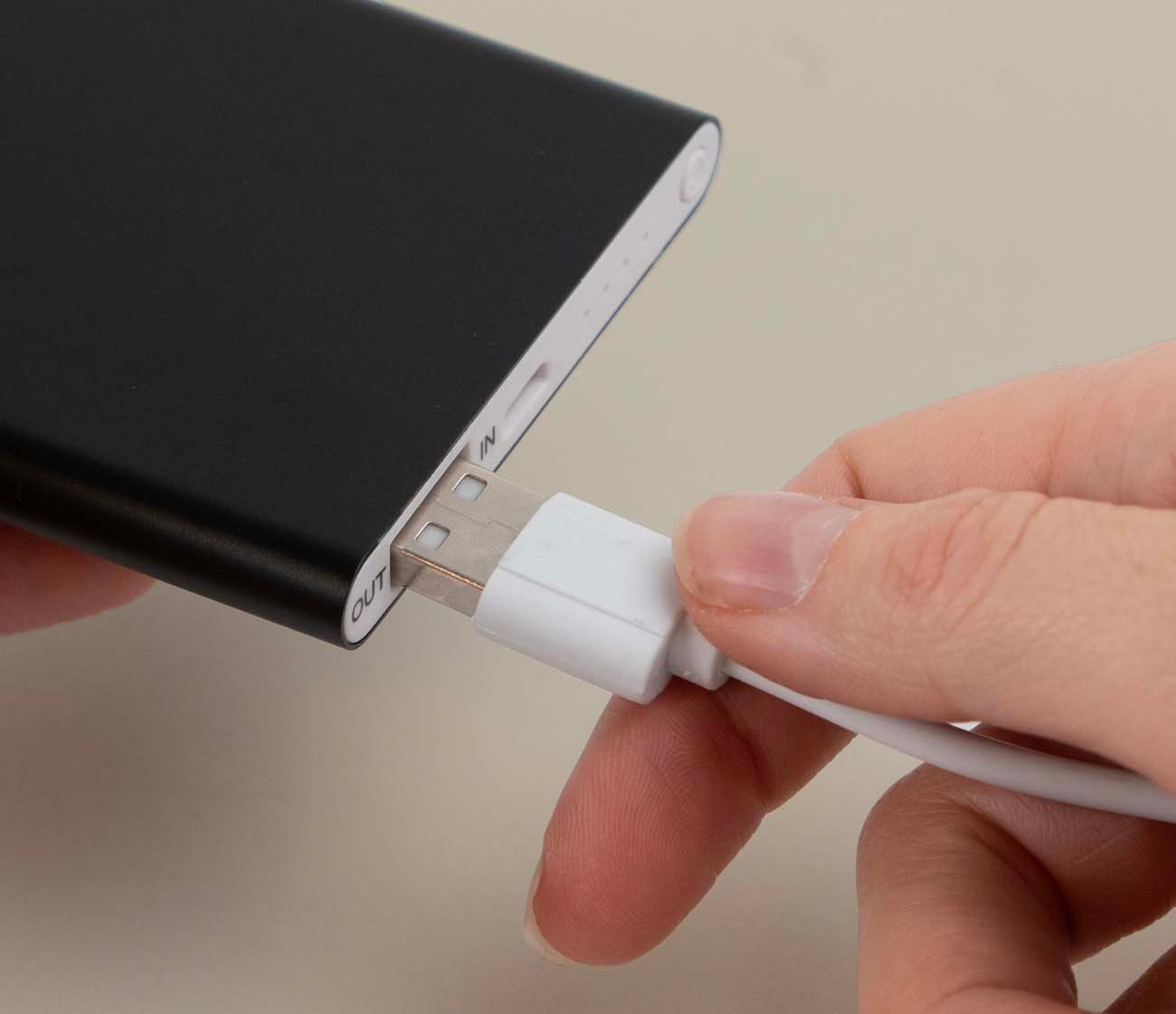 Gepersonaliseerde powerbank voor medewerkers