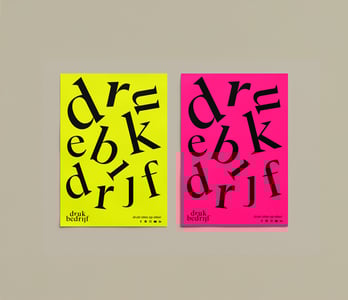 Neon posters drukken