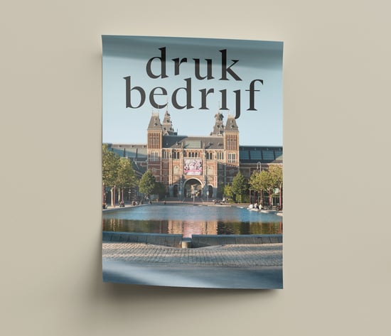 Opvallende stoepbord poster voor klantenbinding