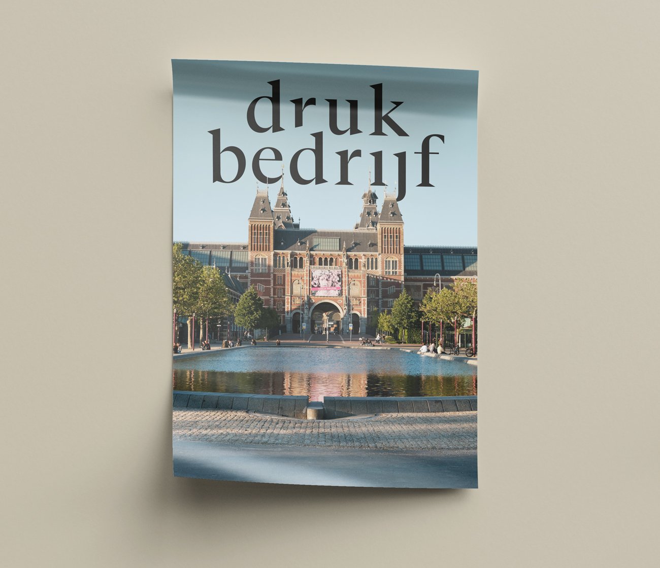 Opvallende stoepbord poster voor klantenbinding