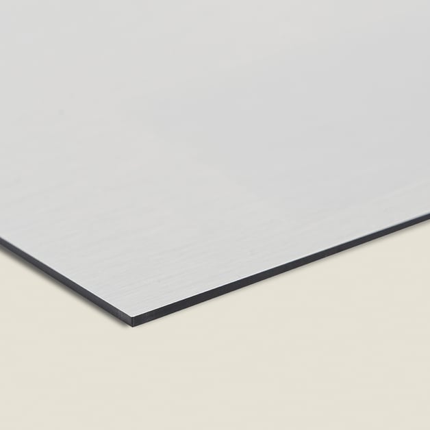 Geborsteld aluminium 3mm bedrukken