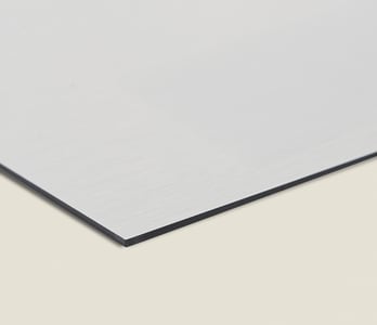 Geborsteld aluminium 3mm bedrukken