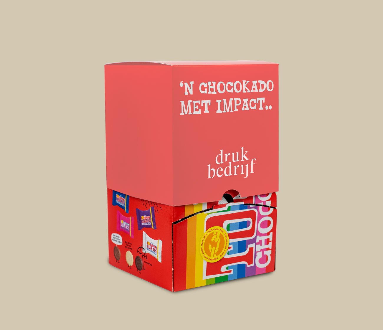 Tiny Tony Chocolonely bedrukken