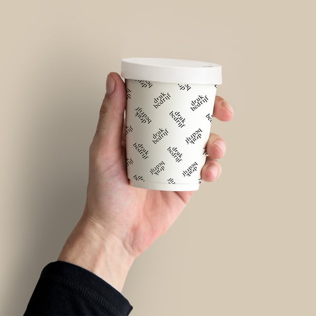 Beker Dubbelwandig met logo