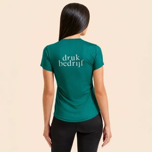 Groen sport shirt bedrukken