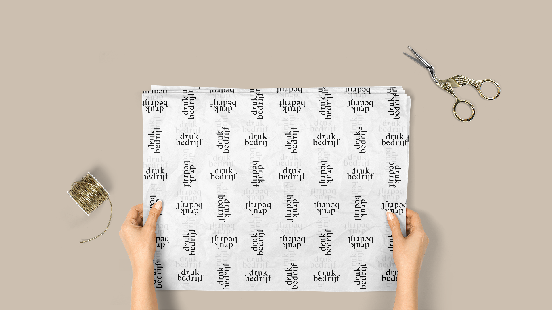 Verpakken in stijl met vloeipapier