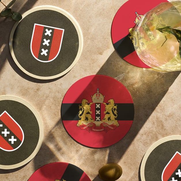 Amsterdamse ronde bierviltjes