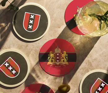 Amsterdamse ronde bierviltjes