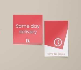 Same day stickers