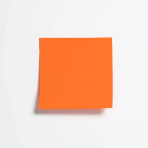 Illustratie Neon oranje