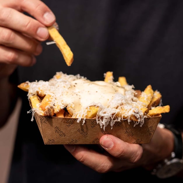 Frietbakjes bedrukken met eigen logo of design