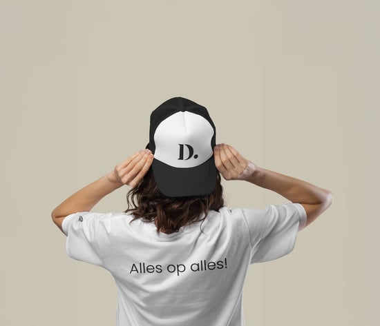 Gepersonaliseerde vintage cap voor events en promotie