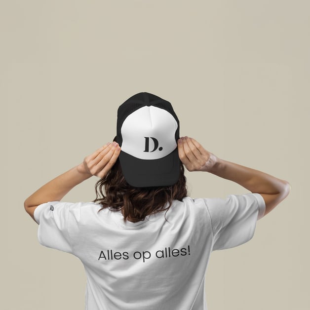 Gepersonaliseerde vintage cap voor events en promotie