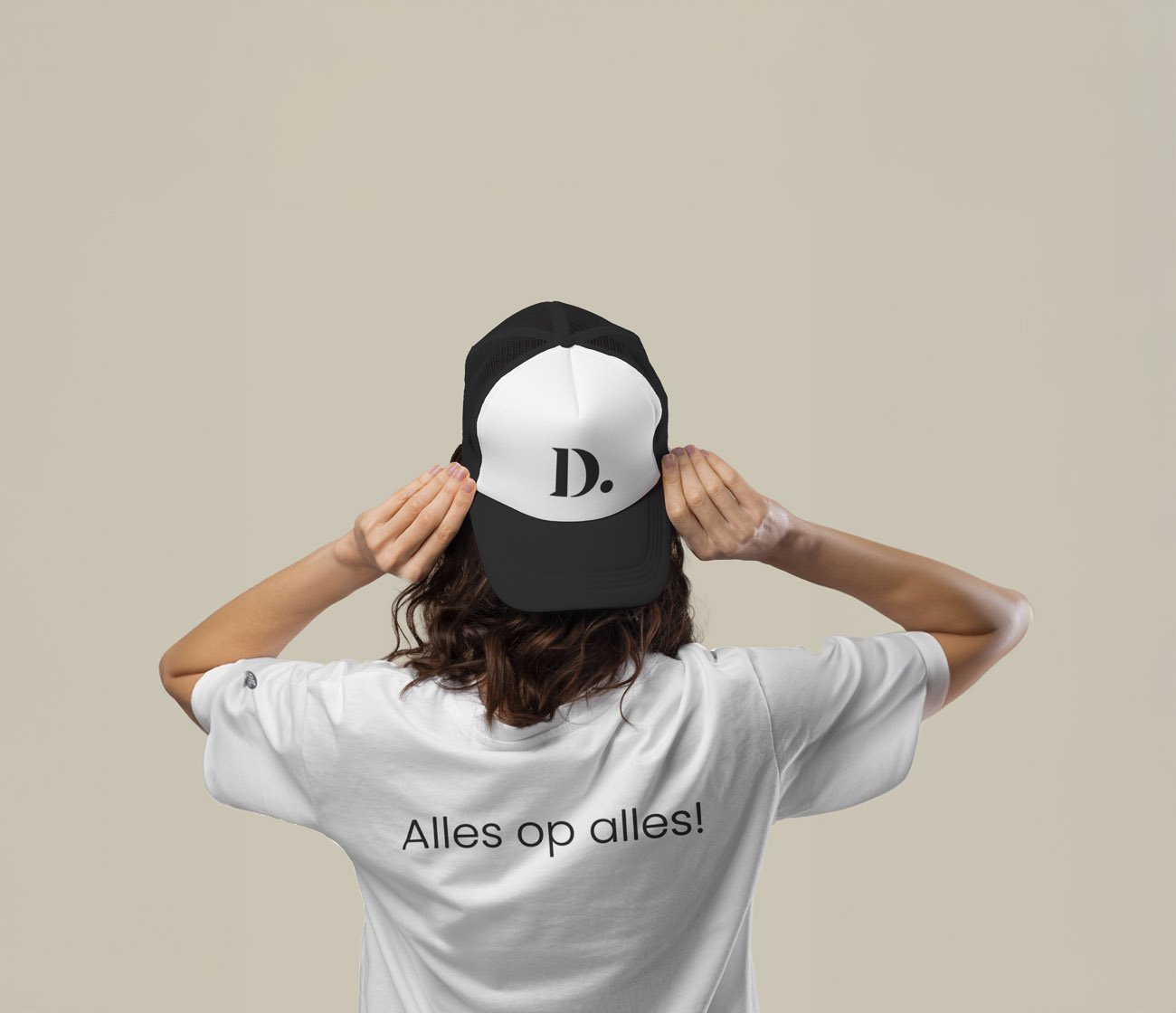 Gepersonaliseerde vintage cap voor events en promotie